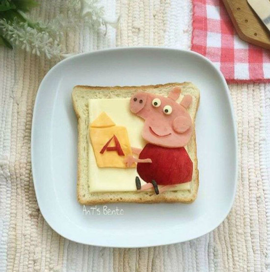 小猪佩奇早餐面包
