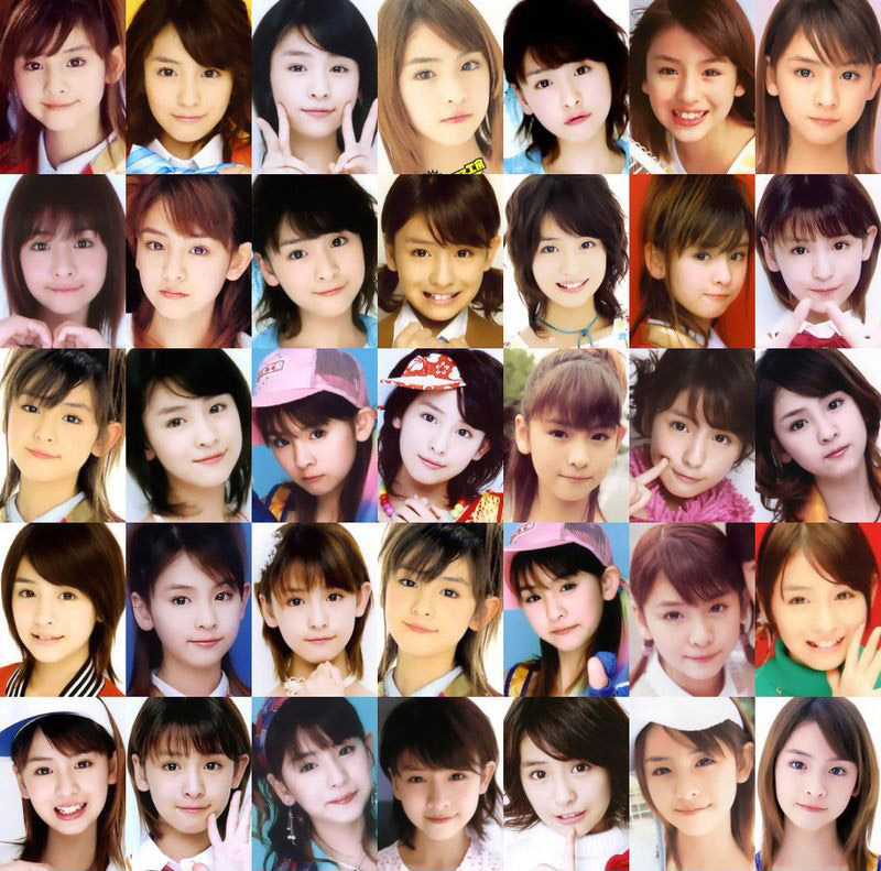 日本美女妞的35张大头照