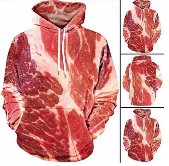 不是很懂这件肉色卫衣，不知道去肉铺卖肉，会不会被补刀