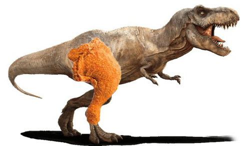 据说恐龙比较近似鸡……那么恐龙腿一定很好吃