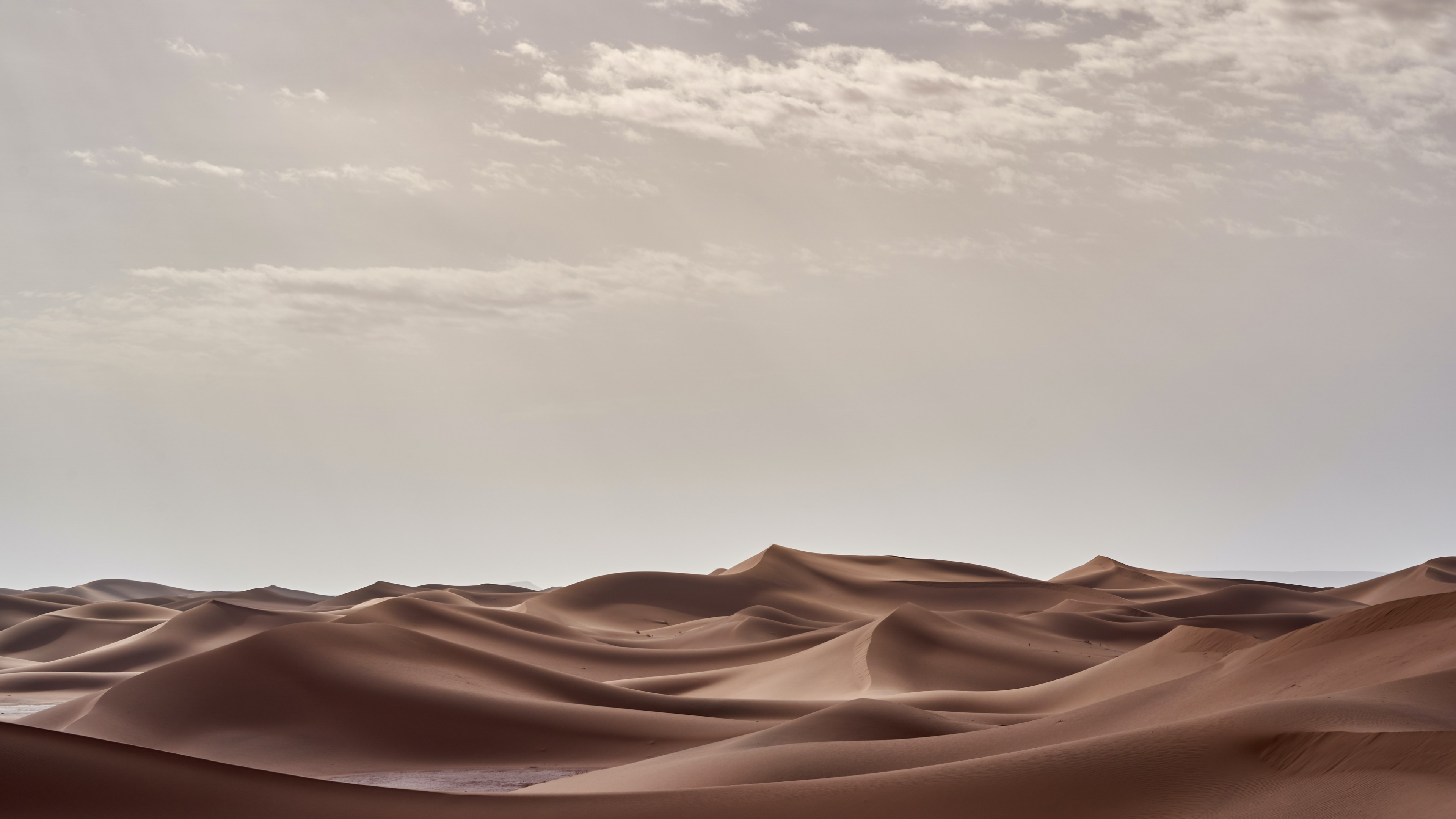 沙漠的荒芜风景，沙漠的小山丘的壁纸图片免费下载