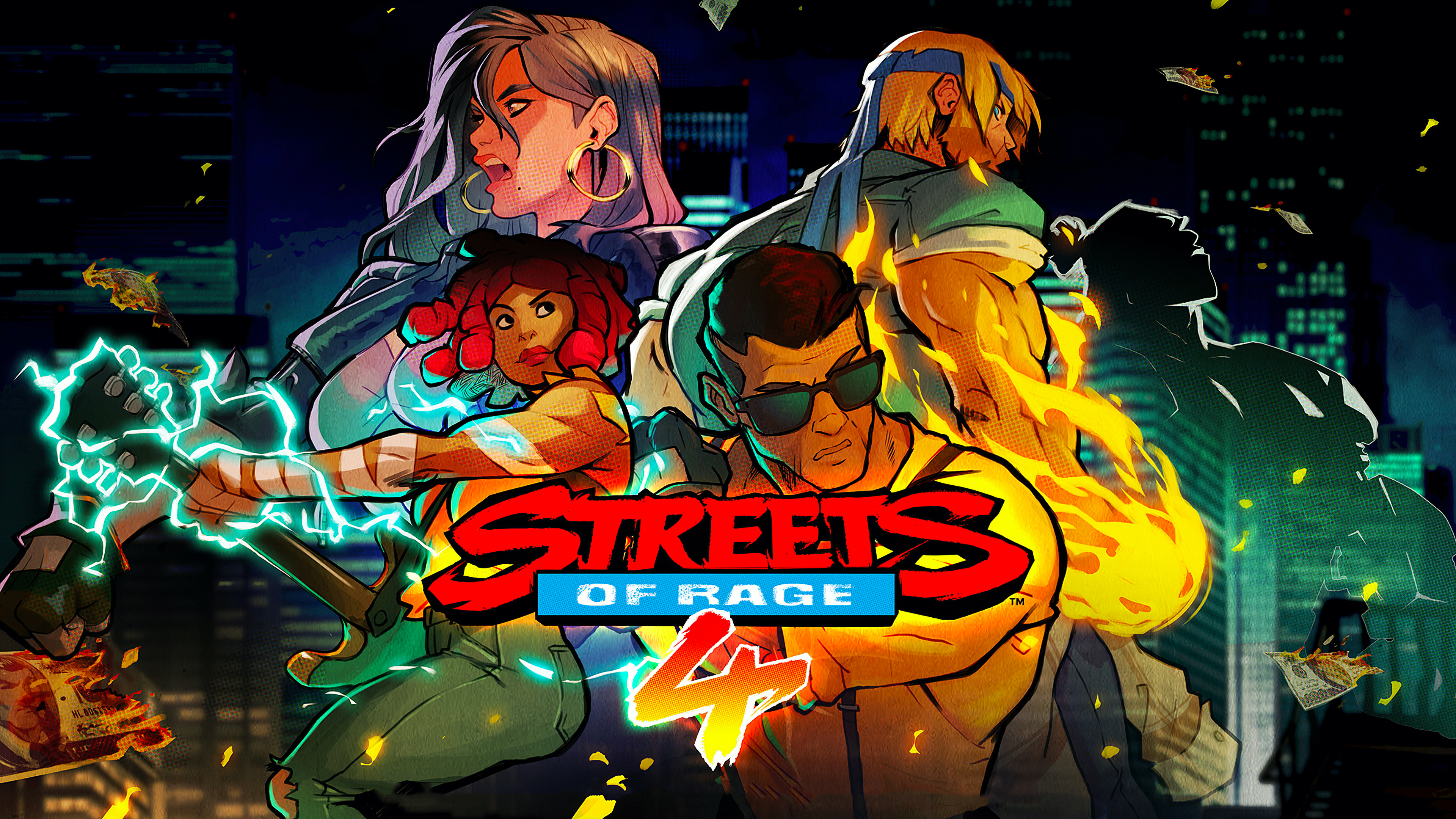 热门街机电子游戏“街头霸王”高清封面壁纸