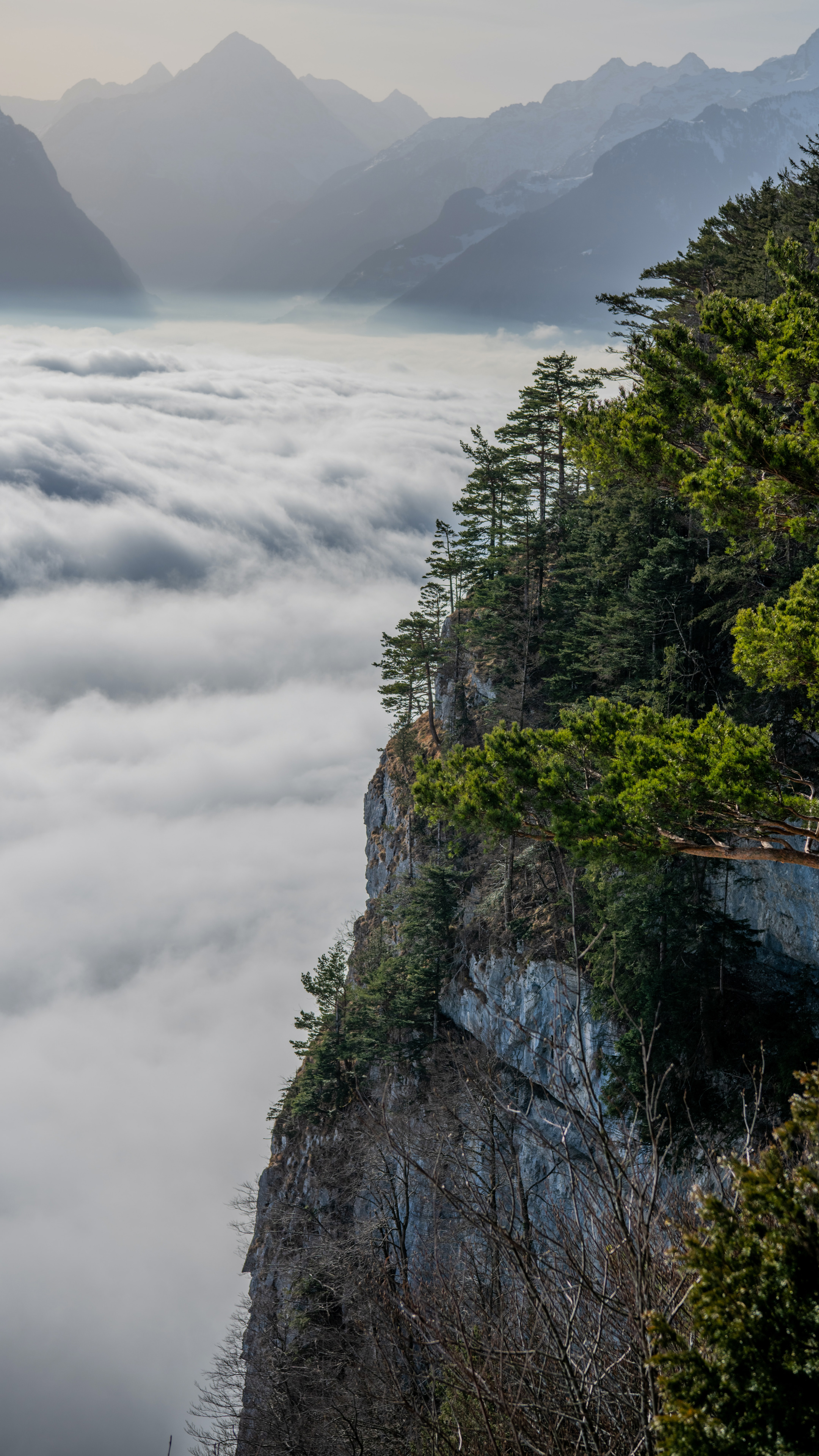 美丽的大自然云海山脉风景高清手机壁纸