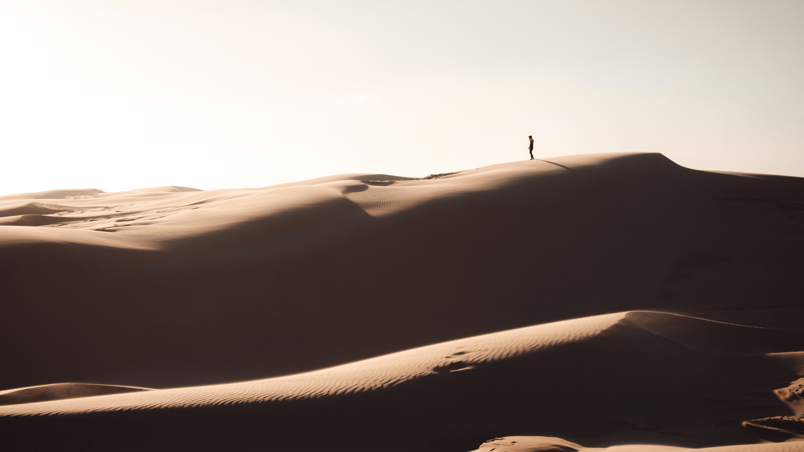 神奇且荒芜的沙漠地带桌面壁纸