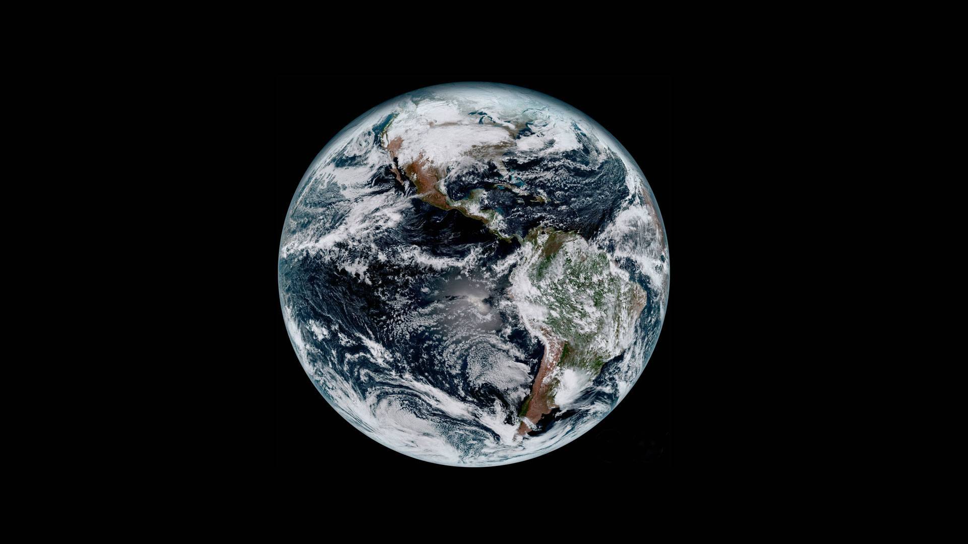 从太空中拍摄到的地球壮观唯美桌面壁纸图片