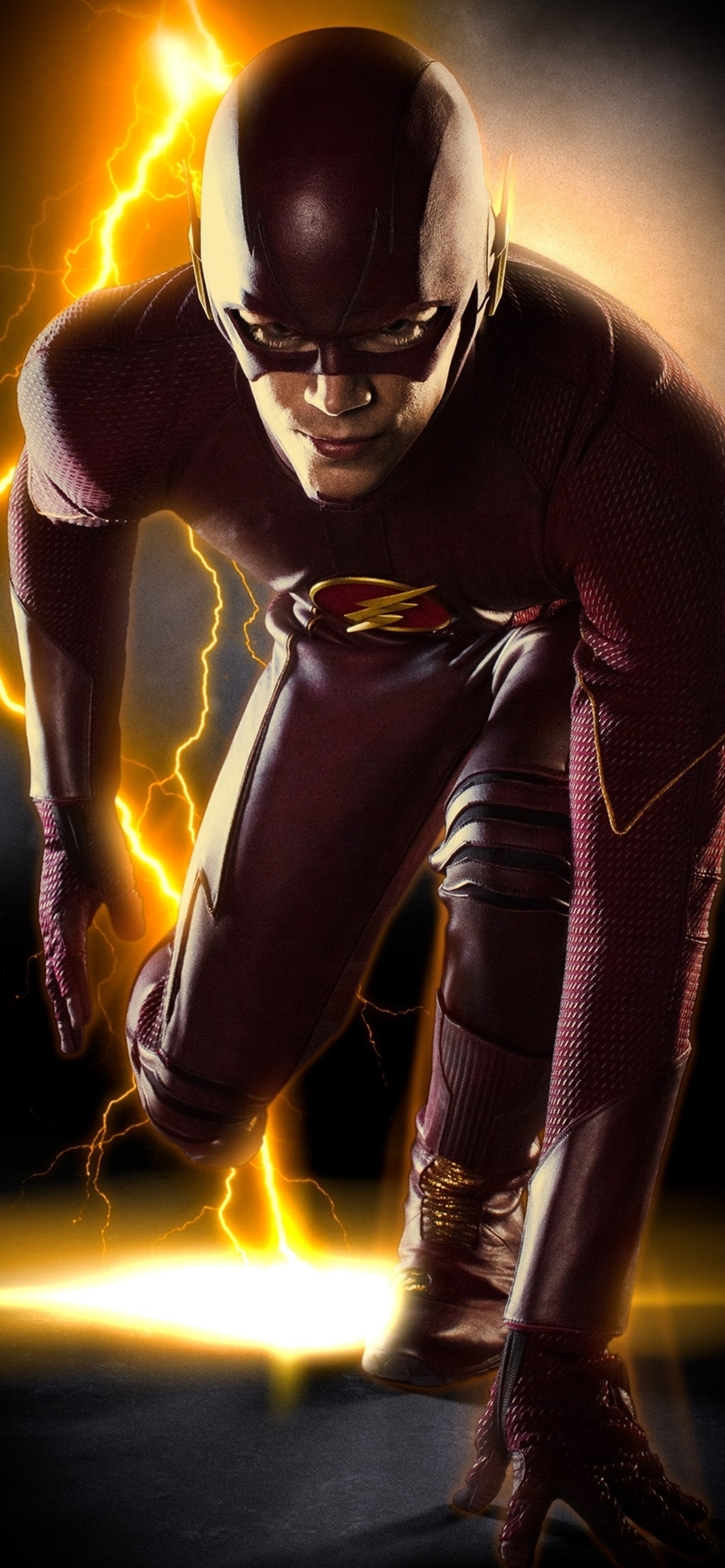 DC动漫最快的男人“闪电侠”帅气海报手机壁纸