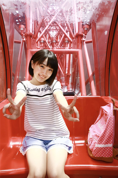 日本可爱高中女学生船木結俏皮写真图片