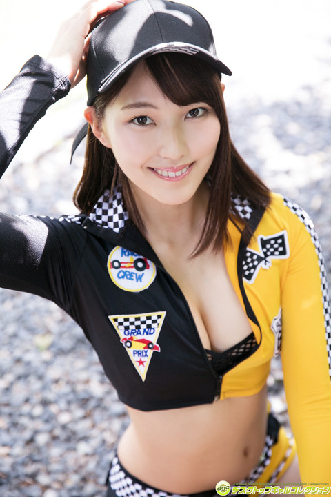 日本赛车制服美女原あや香黑丝写真图片第1张图片