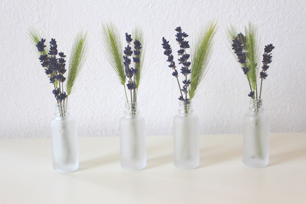 室内桌面磨砂半透明花瓶自然植物高清图片下载
