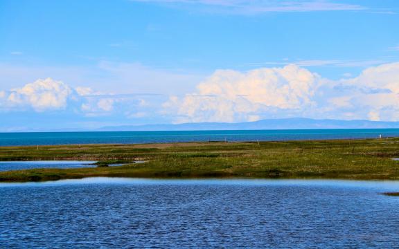 “青色的海”，中国最大的内陆湖泊青海湖唯美风光景色图片
