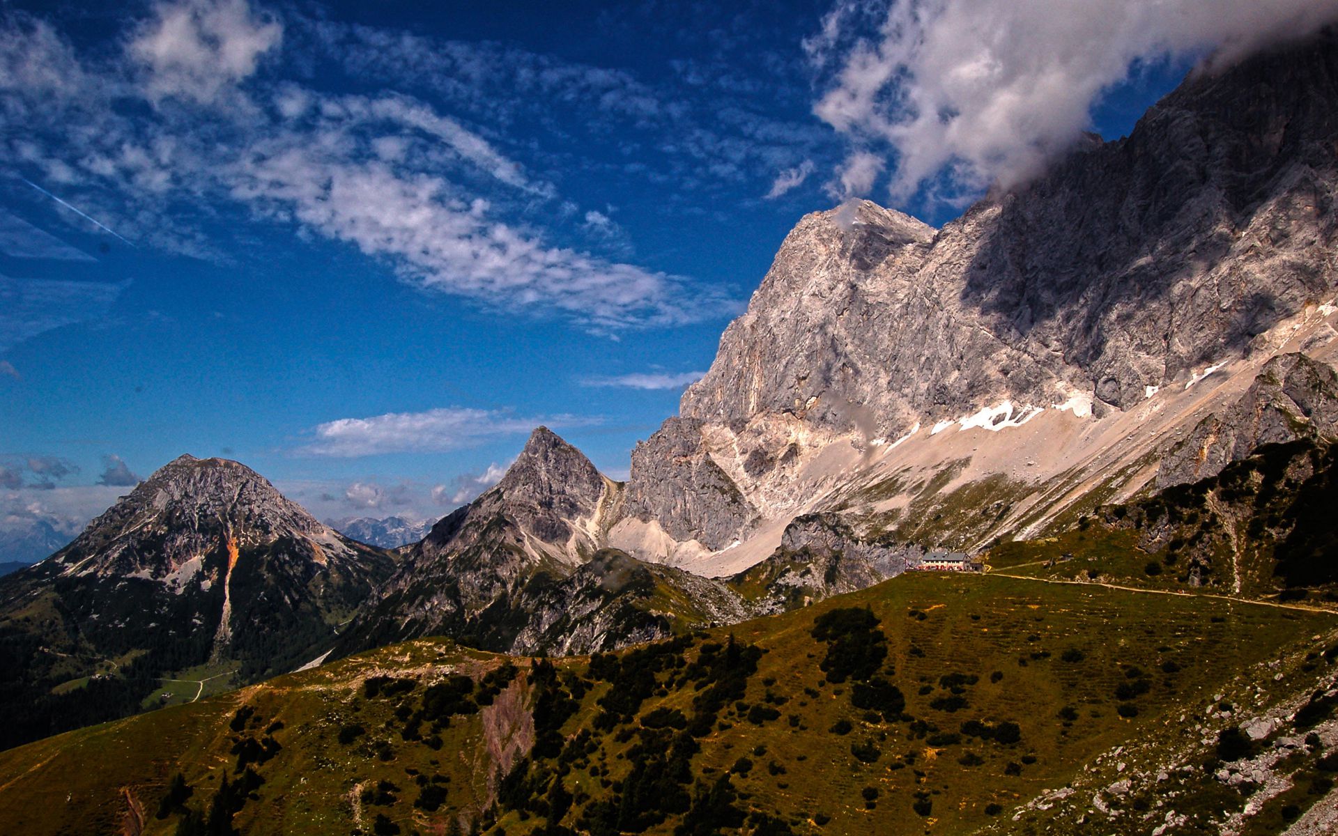 不同视觉，不同角度所拍摄的阿尔卑斯山唯美壮观景色图片