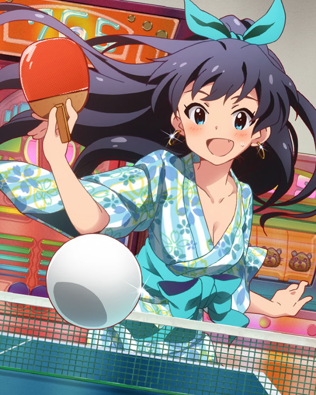 【运动风】乒乓球妹子最可爱，动漫美女打乒乓球性感美图组图2