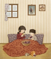 你的童年是什么样子的？韩国画师暖心描绘童年“陪伴”动漫壁纸美图
