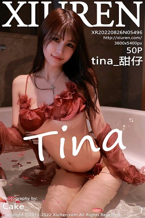 模特tina_甜仔<span style='color:red;'>浴缸场景</span>红色轻透网纱外衣秀凹凸身材迷人诱惑写真50P_[XiuRen秀人网]No.5496