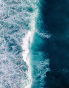 蓝色大海 海浪风景手机壁纸