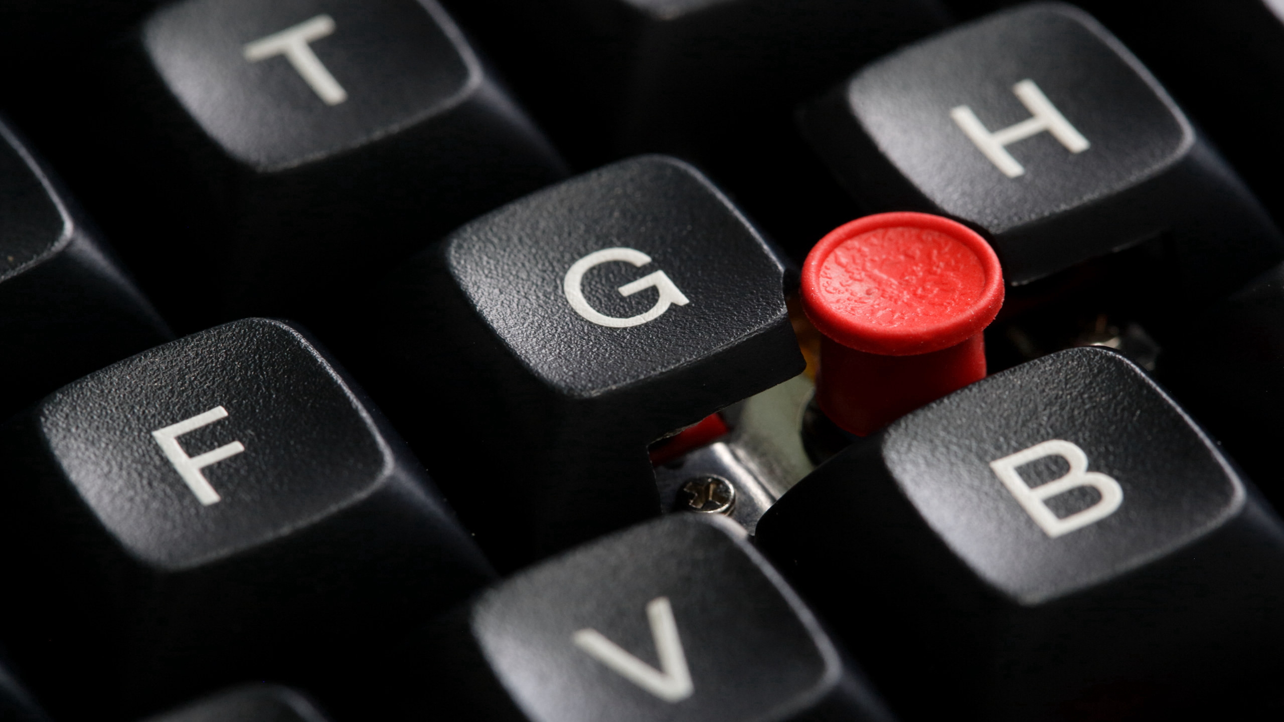 键盘上的字母按键摄影个性桌面壁纸