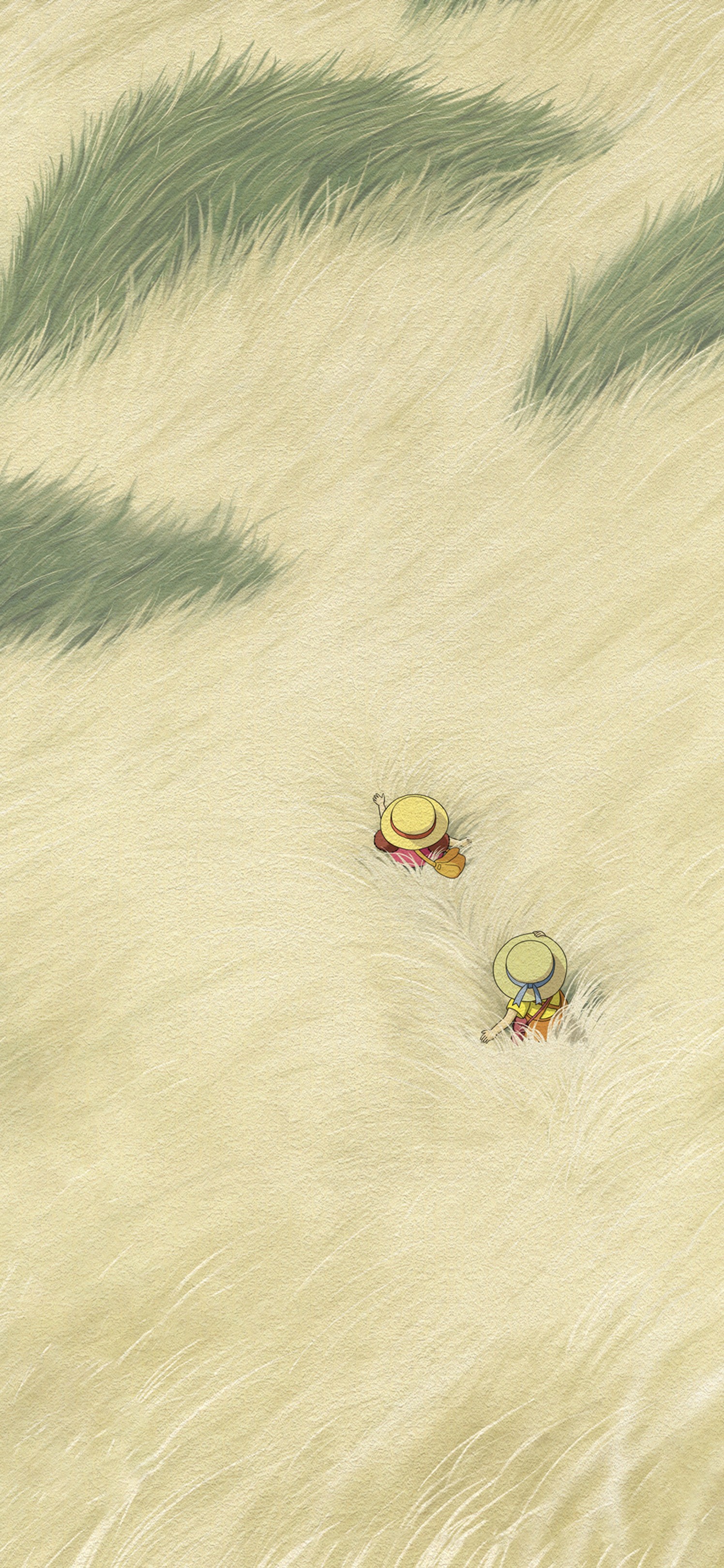 日本动漫大师宫崎骏笔下《龙猫》唯美场景手机壁纸套图